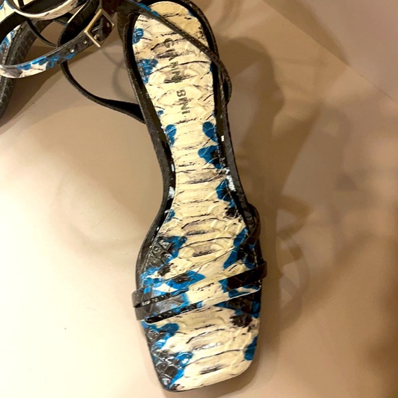 Gianni Binizarriah Snake Print Strappy 